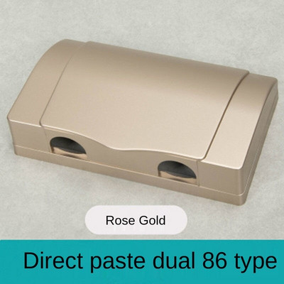 Kahe pistikupesaga veekindel kast Vannitoa tualett Kahe asendiga lülitiga kaitsekate Ohutus uduvastane lüliti plaadikatted pasta