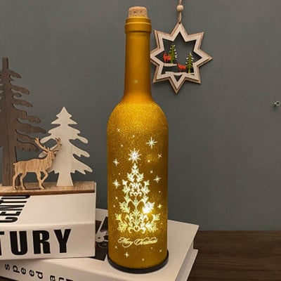 Crăciun Necesități zilnice de Crăciun Lumini pentru sticle de vin Home Bar Decorat Craciun Craciun