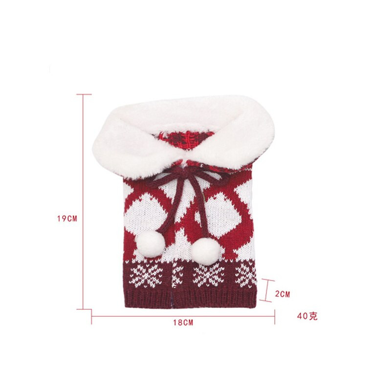 Božićna vrećica s poklopcem za bocu vina Sretan Božić Ukrasi za dom 2021. Natalni božićni ukrasi Božićni darovi Sretna Nova godina