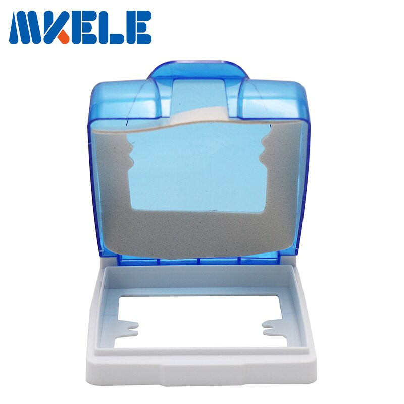 Πλαστικό διακόπτη τοίχου αδιάβροχο καπάκι Καλό προστατευτικό για πρίζα πάνελ φωτός, κουδούνι πόρτας, μπάνιο, αξεσουάρ διακόπτη κουζίνας