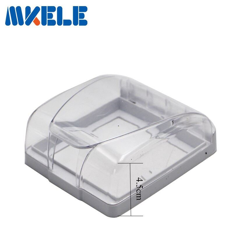 Πλαστικό διακόπτη τοίχου αδιάβροχο καπάκι Καλό προστατευτικό για πρίζα πάνελ φωτός, κουδούνι πόρτας, μπάνιο, αξεσουάρ διακόπτη κουζίνας