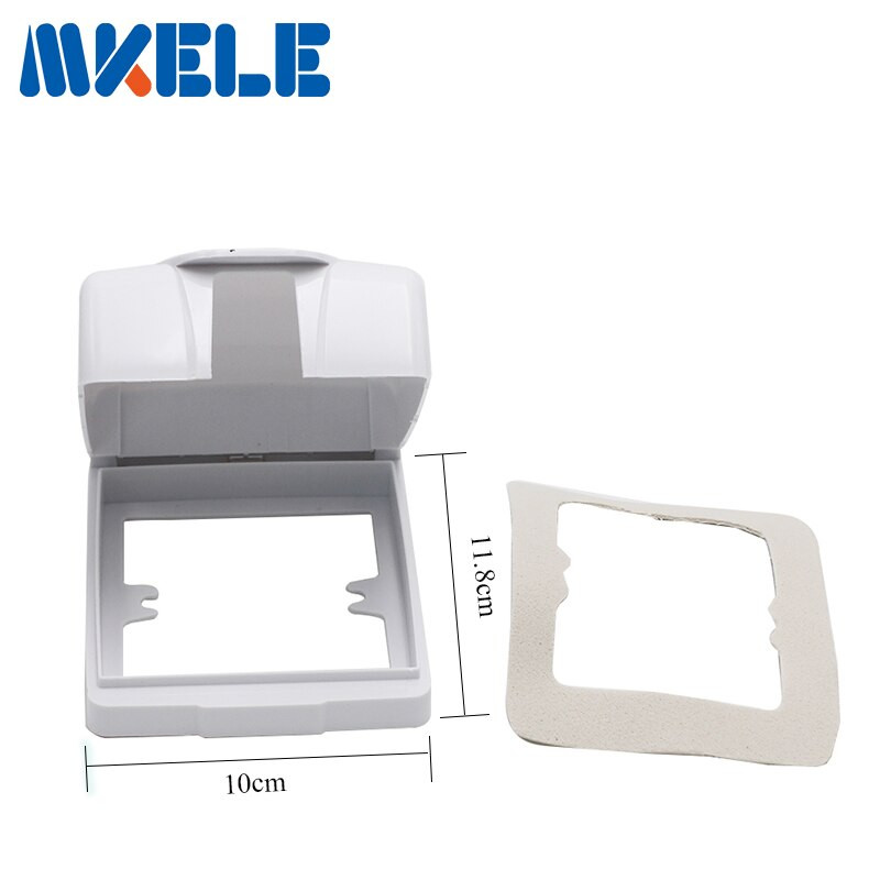 Πλαστικό διακόπτη τοίχου αδιάβροχο καπάκι Καλό προστατευτικό για πρίζα πάνελ φωτός, κουδούνι πόρτας, μπάνιο, αξεσουάρ διακόπτη κουζίνας