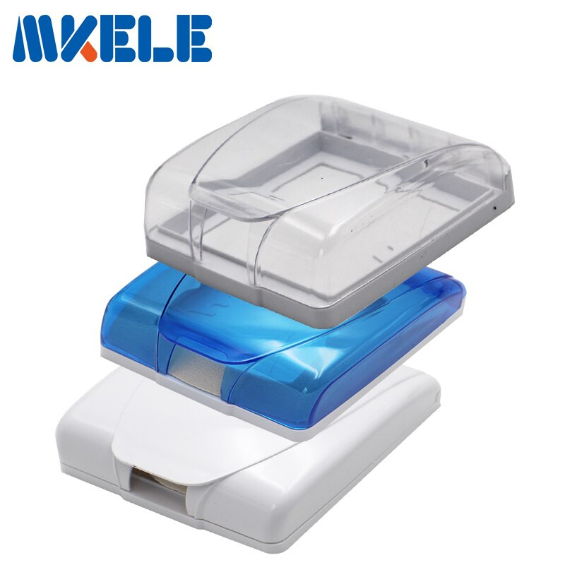 Πλαστικό διακόπτη τοίχου αδιάβροχο καπάκι Καλό προστατευτικό για πρίζα πάνελ φωτός, κουδούνι πόρτας, μπάνιο, αξεσουάρ διακόπτη κουζίνας