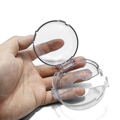 10 vnt Dujinė viryklė permatomas jungiklio apsauginis dangtelis Dujų rankenėlės jungiklio apsauginis dangtelis Vaikų virtuvės saugos gaminiai