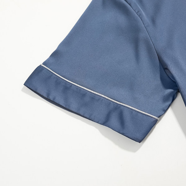 Vyriškas dviejų dalių satino pižamų komplektas