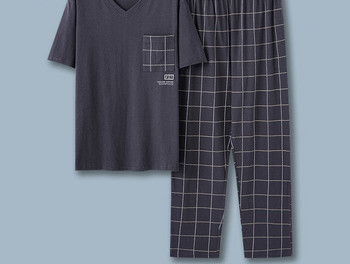 Мъжка пижама от две части -с джоб