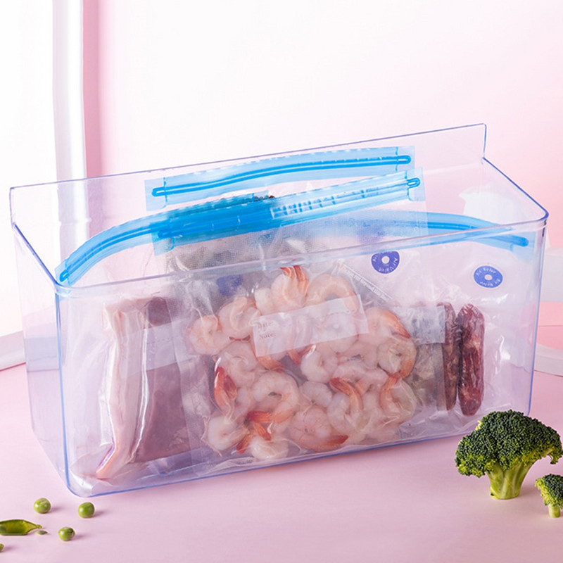 17/20 vnt. maišelių rinkiniai Daugkartinio naudojimo neapibrėžti maisto saugojimo vakuuminiai maišeliai be rankinio siurblio maišelio sandarinimo spaustukai maisto plėvelė maistui laikyti