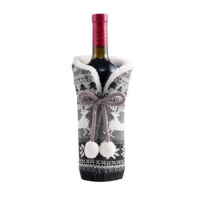 Set de instrumente pentru deschizător de vin Set de Crăciun Set de rechizite de vacanță pentru casă Set de sticle de decorare pentru minge de vin din lână Accesorii de vin rece