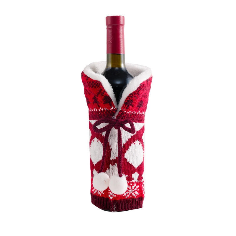 Set de instrumente pentru deschizător de vin Set de Crăciun Set de rechizite de vacanță pentru casă Set de sticle de decorare pentru minge de vin din lână Accesorii de vin rece