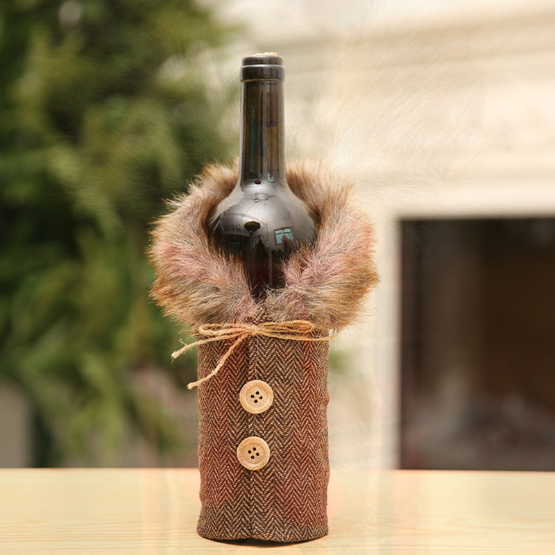 Platnena torba za vino Set rešetki za vino Gentleman Wine Pletena stolna torba Ukrasna boca za šampanjac Akrilne čaše za vino bez drške