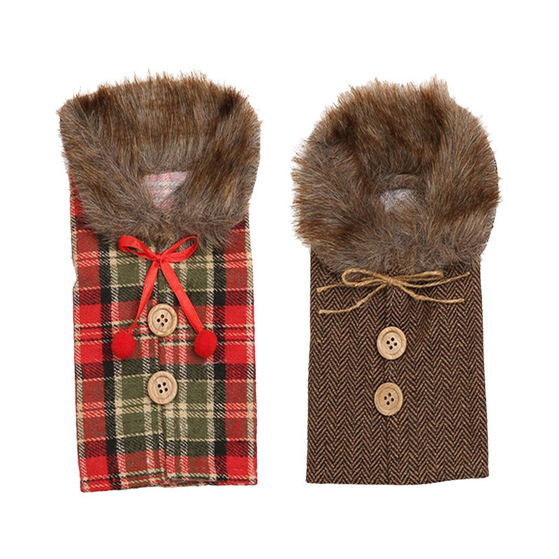 Platnena torba za vino Set rešetki za vino Gentleman Wine Pletena stolna torba Ukrasna boca za šampanjac Akrilne čaše za vino bez drške