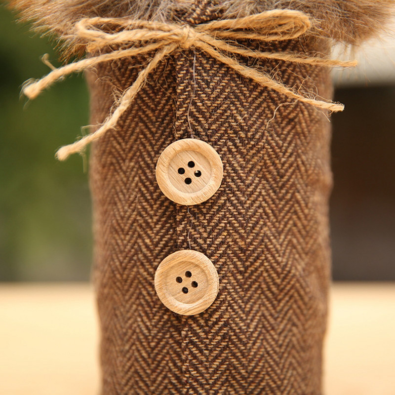 Platnena torba za vino Set rešetki za vino Gentleman Wine Pletena stolna torba Ukrasna boca za šampanjac Akrilne čaše za vino bez drške