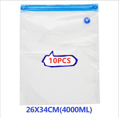 18/17 db-os zacskókészletek Újrafelhasználható élelmiszer-tároló vákuumzáras zacskók kézi pumpás táska tömítőkapcsokkal Élelmiszer-csomagolás Élelmiszer tároláshoz Fagyasztás