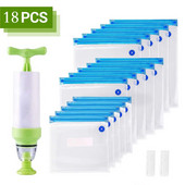 Opakovane použiteľné vákuové vrecká na mrazenie potravín, skladovanie, tesniace vrecká, udržiavanie čerstvosti, tesniace balenie, kuchynský organizér, manuálna vákuová pumpa