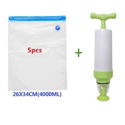 Opakovane použiteľné vákuové vrecká na mrazenie potravín, skladovanie, tesniace vrecká, udržiavanie čerstvosti, tesniace balenie, kuchynský organizér, manuálna vákuová pumpa