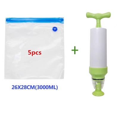 Opakovane použiteľné vákuové vrecká na mrazenie potravín, skladovanie, tesniace vrecká, udržiavanie čerstvosti, tesniace balenie, kuchynský organizér, manuálna vákuová pumpa