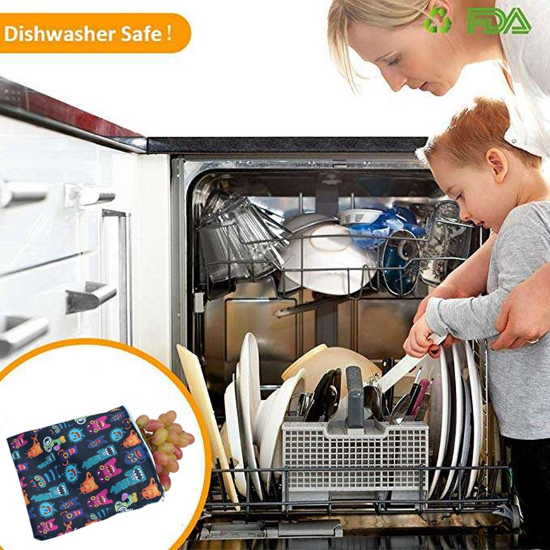 3 komada višekratne vrećice za grickalice za pohranjivanje hrane, nepropusne za zamrzivač, sendvič, vrećice za kruh za pohranu hrane