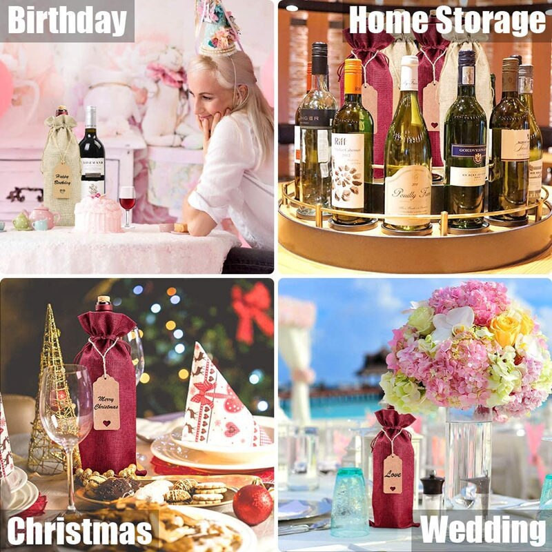 12 ks vintage retro sťahovacie šnúrky z juty a vrecoviny darčekové tašky svadba narodeniny oslava vianočné halloween darčekové balenie jutové konopné tašky