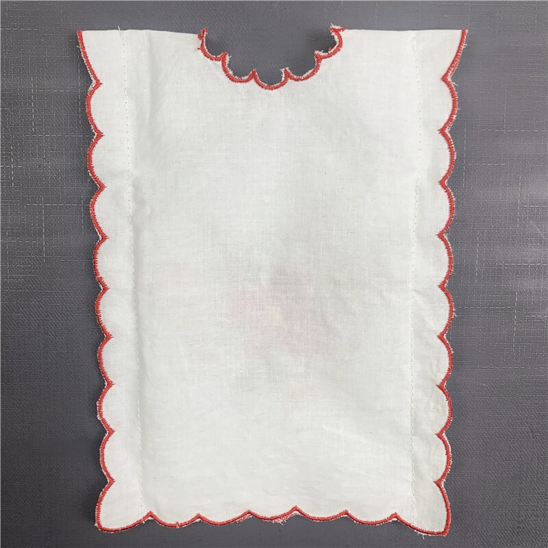 6 ks bielych bavlnených vyšívaných vrecúšok na víno, obal na fľaše na svadbu, narodeniny, sviatky, oslavu, kolaudáciu, úložný priestor pre domácnosť