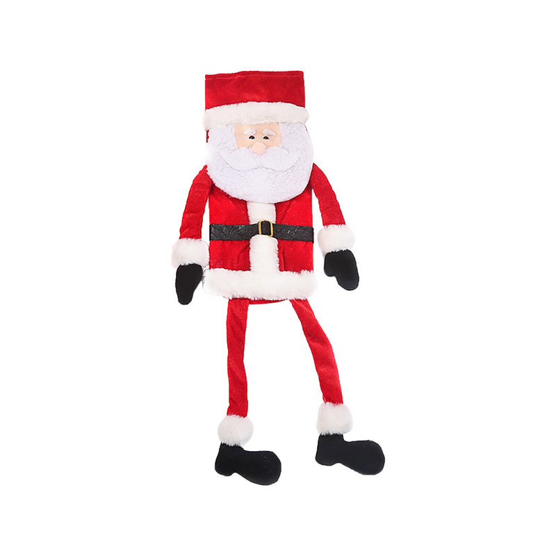 Vianočný obal na fľašu vína, veselé vianočné dekorácie do domácnosti 2021, vianočná ozdoba, nový rok 2022, vianočné darčeky, roztomilé...