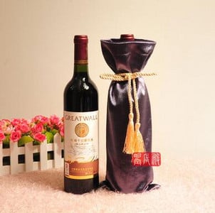 Set sticle vin set vin alb sticla vin haine ambalare husa catifea geanta oarba poate fi personalizata