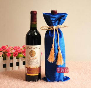 Set sticle vin set vin alb sticla vin haine ambalare husa catifea geanta oarba poate fi personalizata