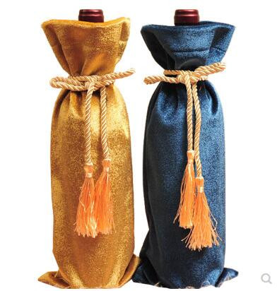 Set sticle vin set vin alb sticla vin haine ambalare husa catifea geanta oarba poate fi personalizata