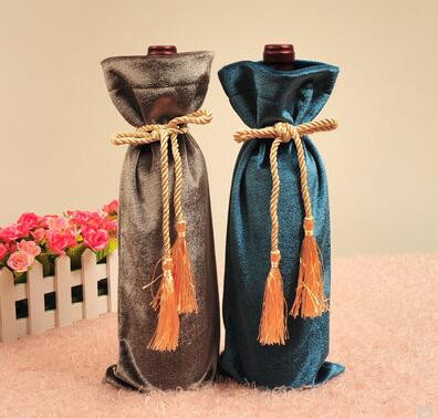 Set sticle vin set vin alb sticla vin haine ambalare husa catifea geanta oarba poate fi personalizata