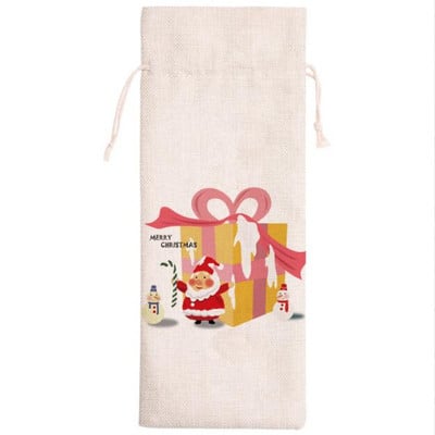 10 bucăți/lot lenjerie pentru sticle pentru petrecere, cu omul de zăpadă, pentru festival, decorative pentru sticle de vin roșu, capace pentru sticle de șampanie