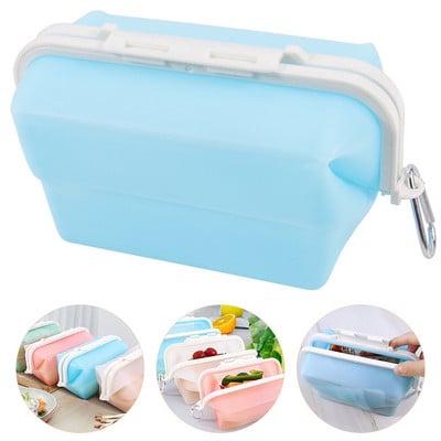 Silikónový úložný box na potraviny, nový úložný box, ktorý sa dá zohriať v mikrovlnnej rúre v chladničke, proti zápachu, aby zostal čerstvý