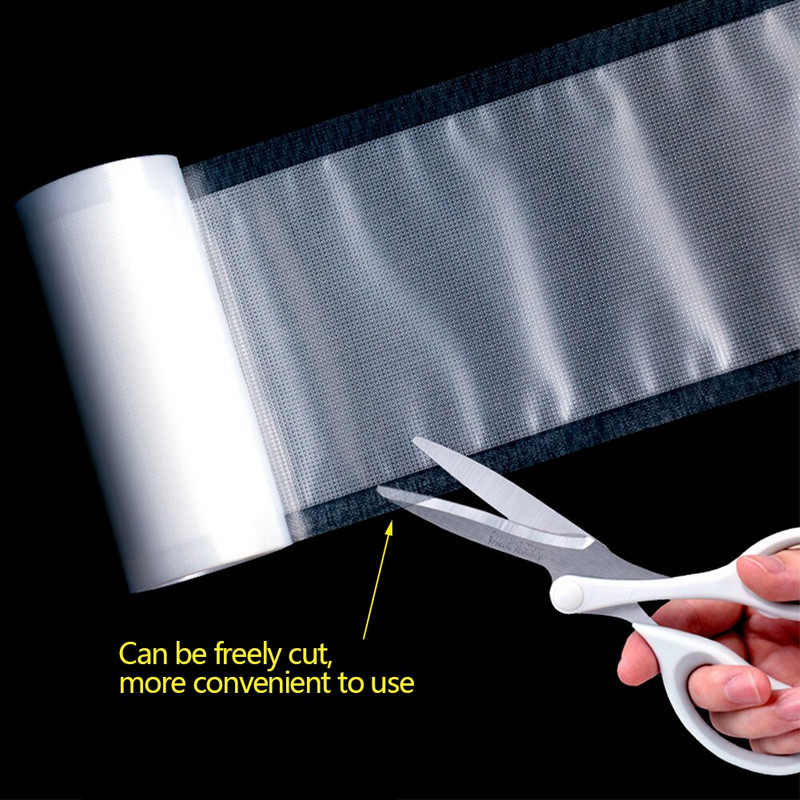 Vákuové baliace vrecká na potraviny, rolky 15/17/20/22/25/28/30cm x 500cm, sous vide úložné baliace vrecká na mäso, ovocie, zeleninu a orechy