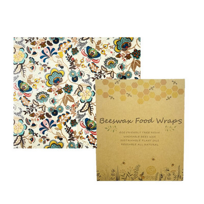 Znovupoužiteľná potravinová fólia s nulovým odpadom, udržateľná organická potravinová fólia z včelieho vosku, obal na viečko, skladovanie potravín, ekologický sendvič, ovocná potravinová fólia z včelieho vosku
