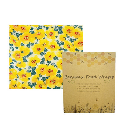 Znovupoužiteľná potravinová fólia s nulovým odpadom, udržateľná organická potravinová fólia z včelieho vosku, obal na viečko, skladovanie potravín, ekologický sendvič, ovocná potravinová fólia z včelieho vosku