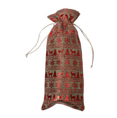 Set sticle de vin geanta de vin rosu Hot gold Craciun cerb ambalare cadou sticla de depozitare geanta sampanie orb personalizat