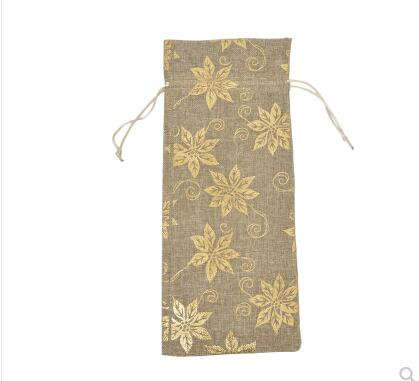 Set sticle de vin geanta de vin rosu Hot gold Craciun cerb ambalare cadou sticla de depozitare geanta sampanie orb personalizat