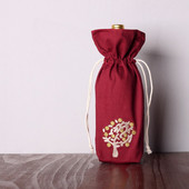 35x16 cm daugiaspalvis medvilninis siuvinėjimas vyno šampano maišelio vyno butelio dangtelis