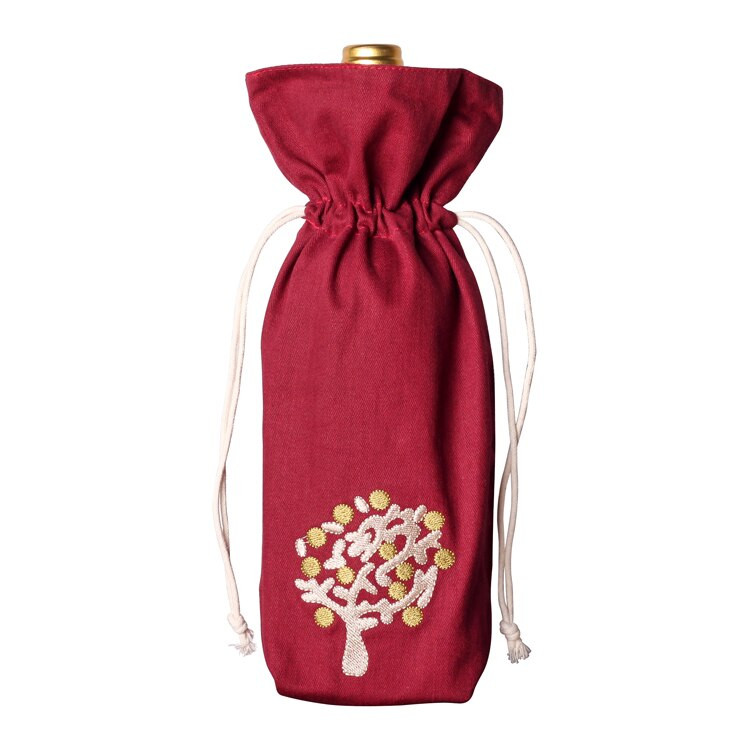 35x16 cm daugiaspalvis medvilninis siuvinėjimas vyno šampano maišelio vyno butelio dangtelis