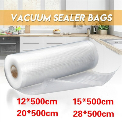 Vakuumske vrećice za vakumiranje hrane Svježa hrana Dugo čuvanje 12+15+20+25+28cm*500cm Rolne/Lot vrećice za vakum pakiranje