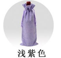 Lanene vrećice za vino Vrećica za pakiranje boca šampanjca i crnog vina Vrećica za svadbene zabave Vrećice s uzicom za vino Poklon torbica