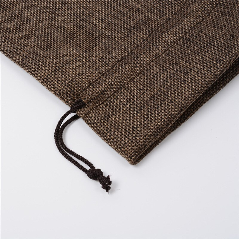 Lanene vrećice za vino Vrećica za pakiranje boca šampanjca i crnog vina Vrećica za svadbene zabave Vrećice s uzicom za vino Poklon torbica