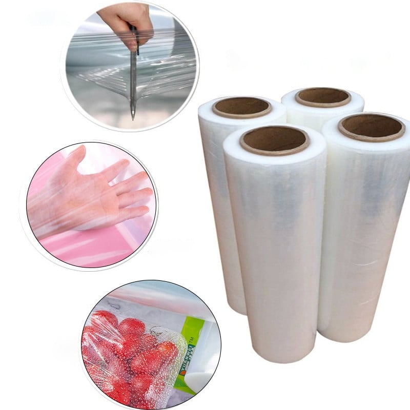 Veľké rolky potravinárskej fólie, plastová fólia odolná voči vysokým teplotám, kuchynská obalová fólia, úložný organizér, kuchynské doplnky