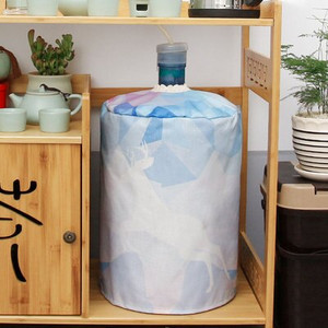 Pamučno laneno platno s printom Umjetnička navlaka za piće Fontane Bačve Dozator vode Kućište za zaštitu od prašine u kućanstvu