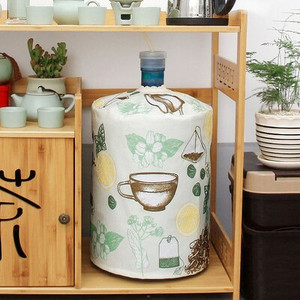 Pamučno laneno platno s printom Umjetnička navlaka za piće Fontane Bačve Dozator vode Kućište za zaštitu od prašine u kućanstvu