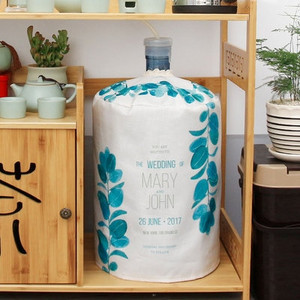 Pamučno laneno platno s printom Umjetnička navlaka za piće Fontane Bačve Dozator vode Kućište za zaštitu od prašine u kućanstvu