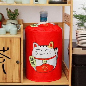 Pamučno laneno platno s printom Umjetnička navlaka za piće Fontane Bačve Dozator vode Kućište za zaštitu od prašine u kućanstvu