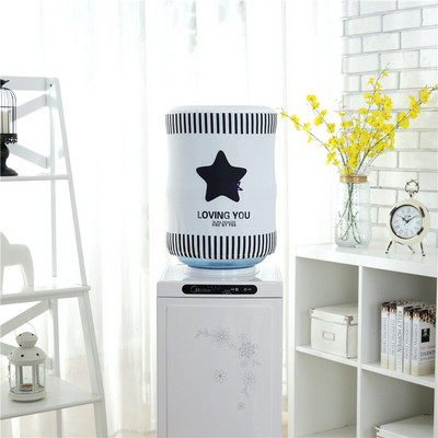 Kryt na dávkovač vody s polyesterovou potlačou SRYSJS, kreatívny kvetinový dizajn, fontánky na pitnú vodu