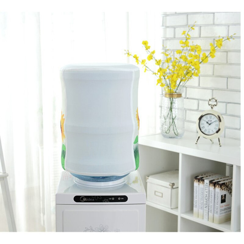 Kryt na dávkovač vody s polyesterovou potlačou SRYSJS, kreatívny kvetinový dizajn, fontánky na pitnú vodu