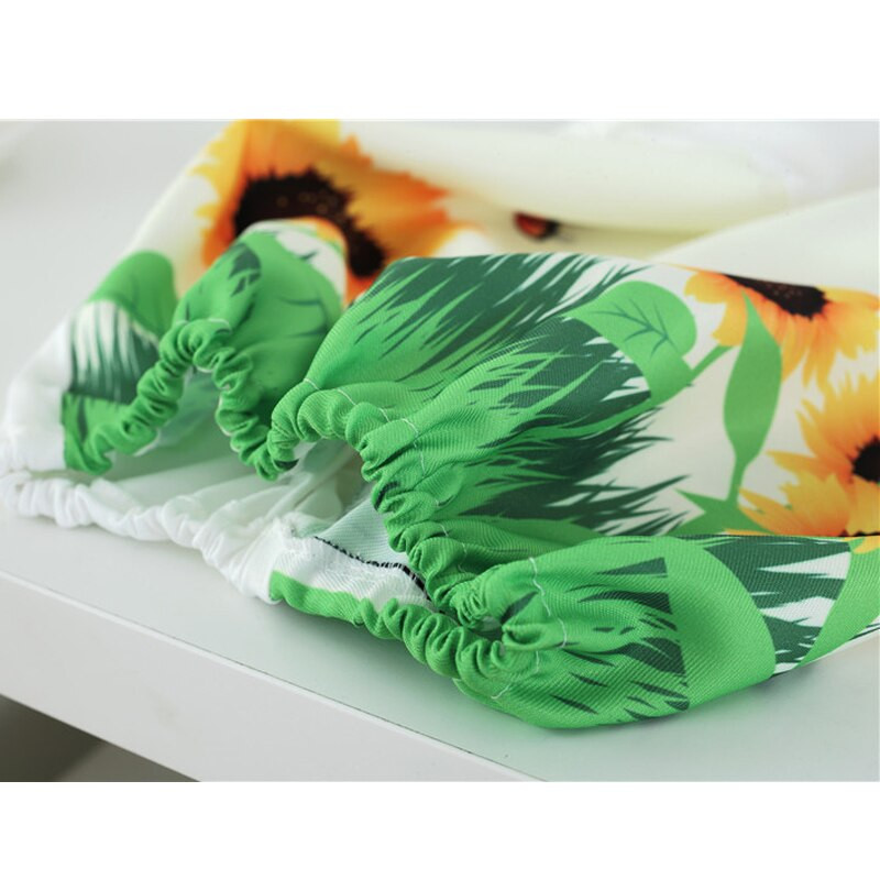 Kryt na dávkovač vody s polyesterovou potlačou SRYSJS, kreatívny kvetinový dizajn, fontánky na pitnú vodu