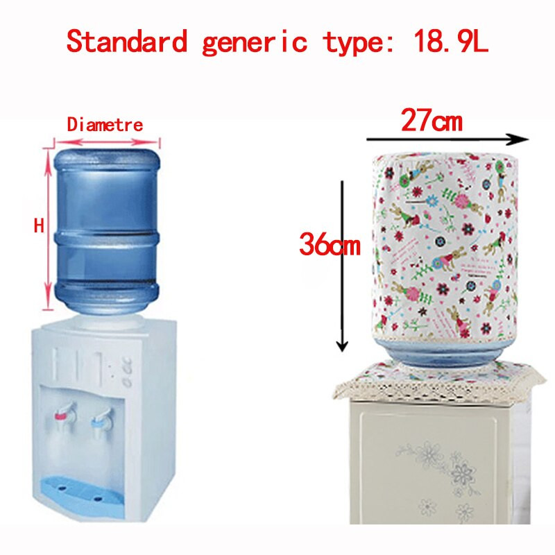 SRYSJS 2 ΤΕΜ/Σετ Καλύμματα Διανομέα Νερού Μηχανή Σιντριβάνι Πόσιμο Βαμβακερό λινό προστατευτικό ύφασμα Buket