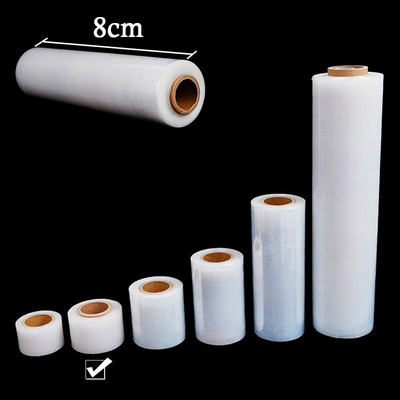 450 m/rola biela PE priemyselná fólia na udržiavanie čerstvosti, prachotesná strečová fólia, membrána na štepenie záhradných rastlín, fólia na navíjanie káblov